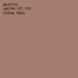 #A47F70 - Coral Tree Color Image